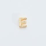 アルファベットE /1個 / SV925+14KGF / 4.6 x 5.6mm