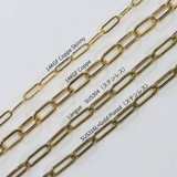 ラング ステンレスチェーン / ゴールドカラー / (SUS304) / 1m /