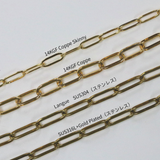 ラング ステンレスチェーン / ゴールドカラー / (SUS304) / 1m /