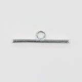 マンテルラージ/1個/SV925/リング19.6mm x 15.1mm/バー6.9mm x 28.3mm