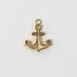 アンカー / ゴールドカラー / 4個 / 真鍮 / 14.7x17.6mm