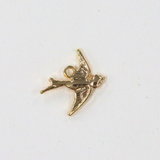 スワロー / ゴールドカラー/ 5個 / 真鍮 / 16.5 x 11.4mm