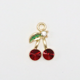 ミニチェリー / ゴールドカラー / 2個 / 真鍮 / 11.6 x 17.0mm