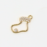 ジェムソックス　ゴールドカラー / 3個 / 真鍮 / 12.7 x 10.8mm