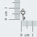 ハートキー/2個/SV925/10.9mm x 4.5mm