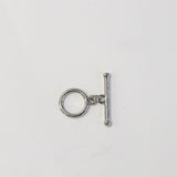 マンテルシルバーカラー / 3個 /真鍮/ 棒長さ26.4mm 丸直径14.6mm