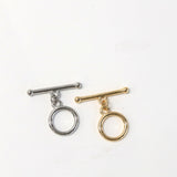 マンテルシルバーカラー / 3個 /真鍮/ 棒長さ26.4mm 丸直径14.6mm