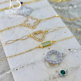 リングダイヤモンドコネクト / シルバーカラー / 2個 / 真鍮 /14.8mm x 10.3mm