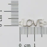 ラブボンド/2個/SV925/20.2mm x 5.9mm