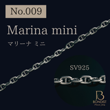 【No.009】Marina Mini Chain / SV925 / 1m