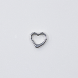 オープンハート/2個/SV925/7.4mm x 7.5mm