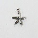 スターフィッシュ / シルバーカラー/ 6個 / 真鍮 / 13.4 x 15.8mm
