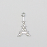 エッフェルタワー / シルバーカラー / 3個 / 真鍮 / 12.2 x 21.7mm