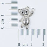 ハローテディ/1個/SV925/19.0mm x 14.3mm
