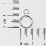 マンテルスモール/1個/SV925/リング11.5mm x 16.6mm/バー15.4mm x 7.1mm