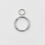 マンテルスモール/1個/SV925/リング11.5mm x 16.6mm/バー15.4mm x 7.1mm
